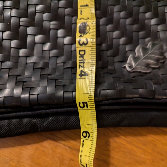 Black clutch made from bicycle tires NWOT - Picture 3 of 5